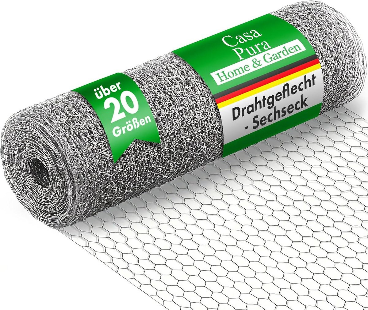 Zeshoekig Draadgaas Tuin en Dierengaas Verzinkt - Flexibel Klimrek en Beschermnet