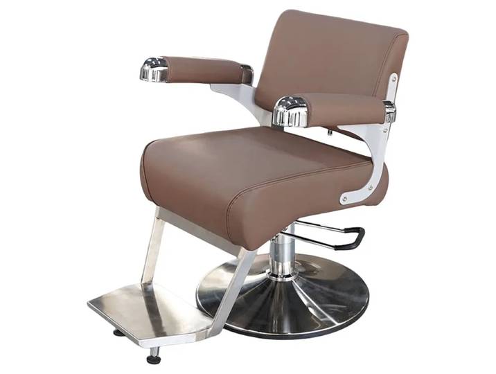 Chaise de barbier professionnelle confortable, mobilier de salon moderne et luxueux, décoration esthétique, chaise de coiffure pour salon de beauté
