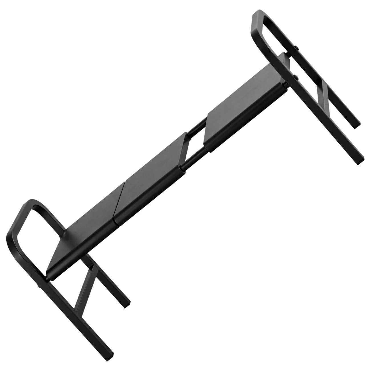 Edibazzar Metaalrek Keukenopslag Zwart Breedte: 53-88 cm