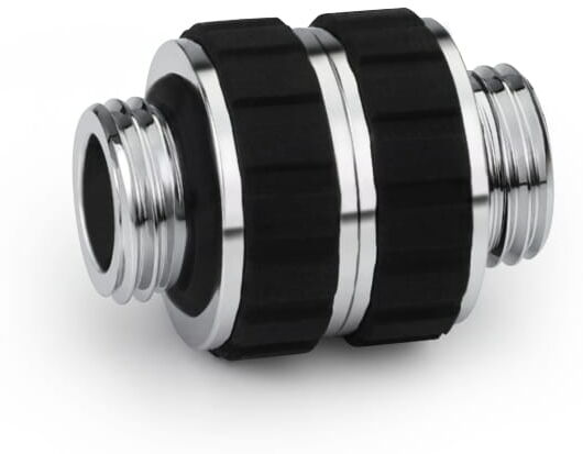 Alphacool Apex Grip double nipple OT/OT rotary G1/4 chrome
