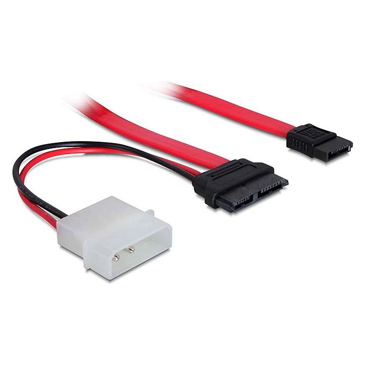 Delock SATA Slimline Buchse (30 cm, SATA III) (84390)