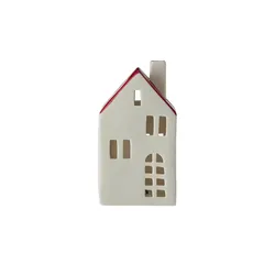 HOME STORY LED Haus   , Porzellan , Maße (cm): B: 9,7 H: 15 T: 7.1