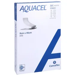 Aquacel Hydrosorption 2x45 cm Tamponaden 5 St