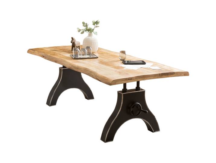 Esstisch Yum Mango natur Massivholz B 220 T 100 cm - Esstisch