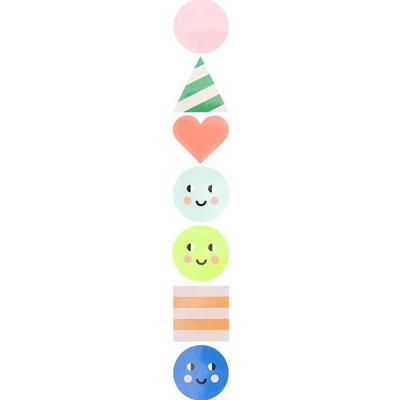 Sticker Happy Birthday, Formen MIX