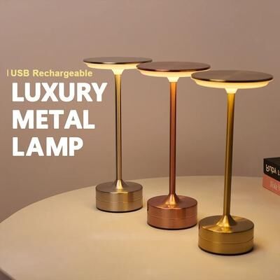 Uplifted Finds Portable LED Table Lamp With Touch Sensor & USB Rechargeable Battery black
