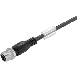 Weidmüller Kabel, Einseitig offen, Elektronikkabel + Stecker, Schwarz