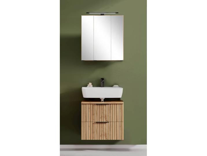 Salle de bain Type D - 2 éléments 60 x 200 x 35cm Beige/Marron