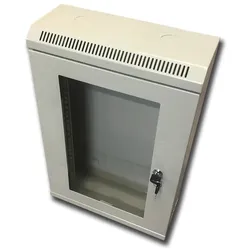 Datacom 10" rack jednodÃ­lnÃ1⁄2 12U/140 Å¡edÃ1⁄2 Skl.dv (12 HE, 10 Zoll Rack), Serverschrank, Grau