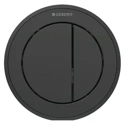Geberit Spoelsystemen - Afstandsbediening type 10, pneumatisch, dual flush, zwart 116.057.DW.1