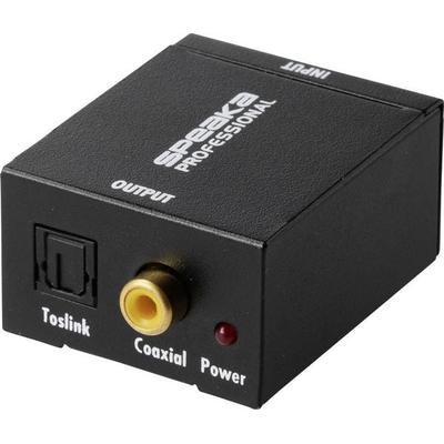 SpeaKa Professional AV Konverter SP-ATDAC-100 [Cinch - Toslink, Cinch-Digital]