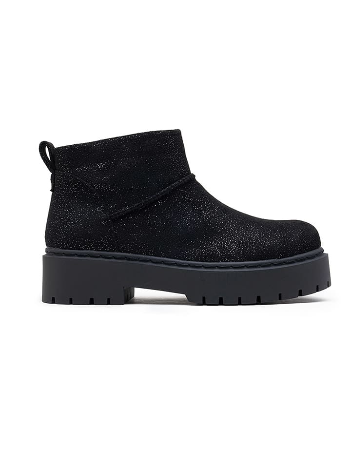 Foreverfolie Ankle-Boots in Schwarz - 39