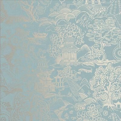 Graham & Brown Basuto Duck Egg Wallpaper