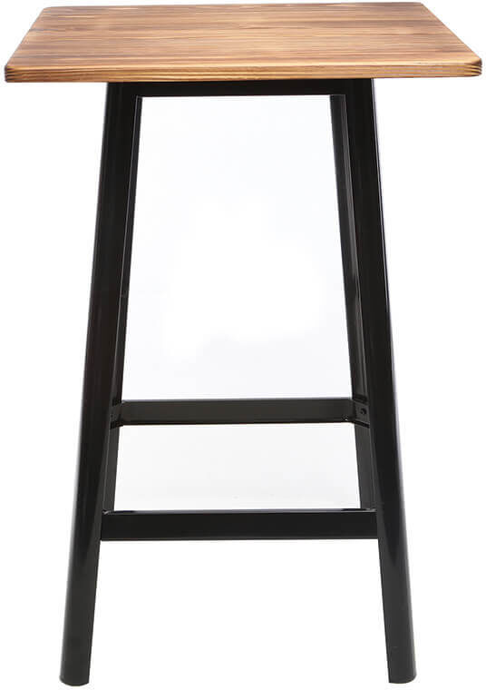 Miliboo Table de bar design noire L70 cm JONES