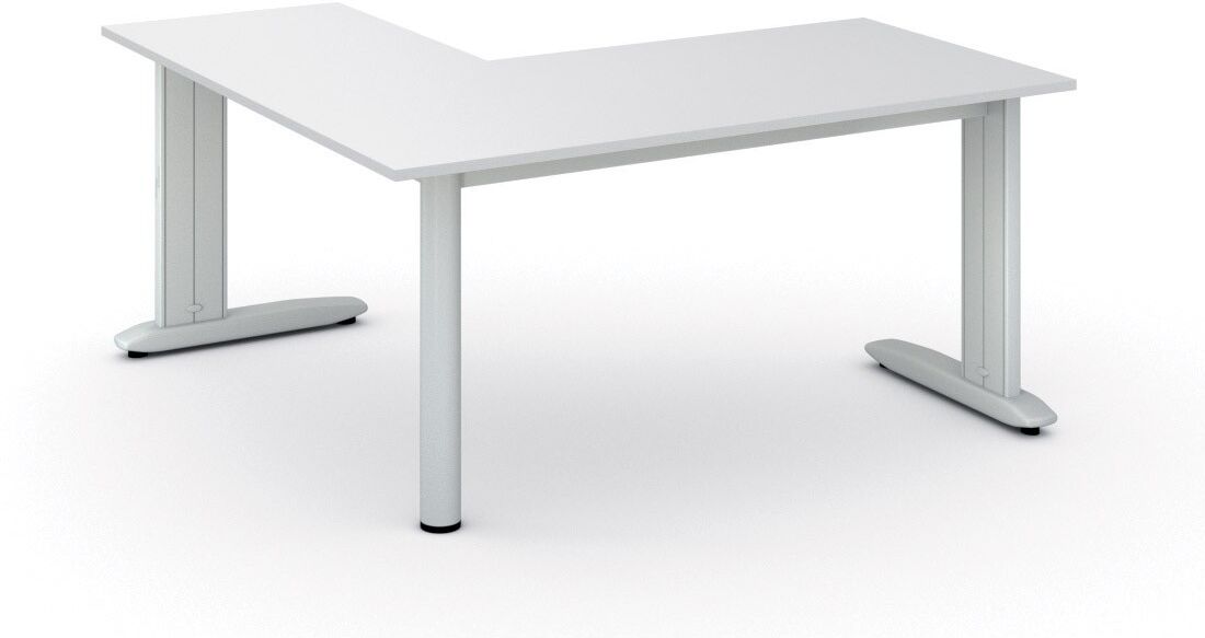 B2B Partner Büroschreibtisch PRIMO FLEXIBLE, 160x160 cm, weiß