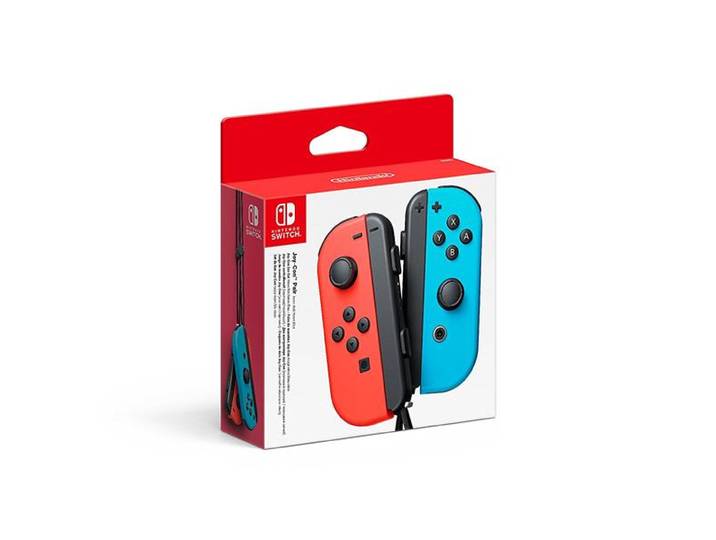 Paire de manettes Joy-Con gauche bleue néon & droite rouge néon (SWITCH)
