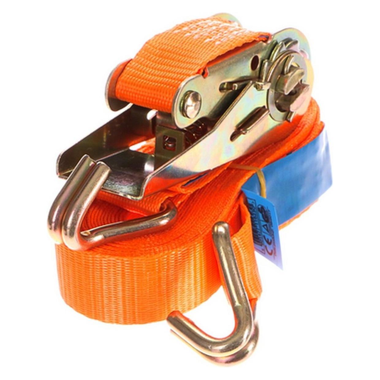 GEKO Spanngurt mit ERGO-Ratsche und Haken, 6m/1T/25mm (G02386)