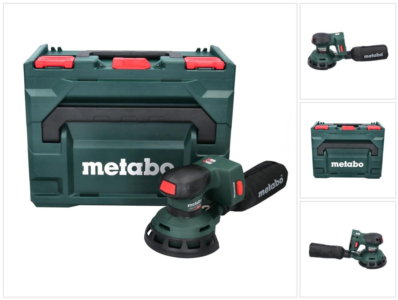 Metabo SXA 18 LTX 125 BL accu excentrische schuurmachine 18 V 125 mm borstelloos met metaBOX