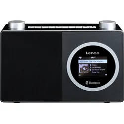 LENCO DIR-70BK - Internetradio, Wi-Fi, Bluetooth