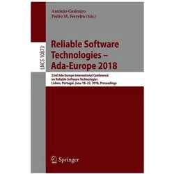 Reliable Software Technologies - Ada-Europe 2018, Fachbücher von António Casimiro, Pedro M. Ferreira