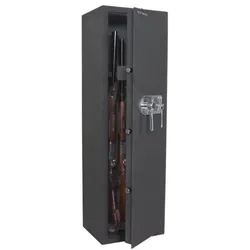 Rottner Waffenschrank »Dakota Basic Doppelbartschloss« Anthrazit Klasse EN 0 mehrfarbig, 127.5x39x32 cm