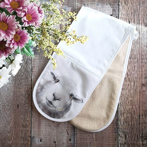 Lucys Farm Lucy's Farm Daisy the Sheep Double Oven Gloves