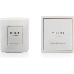 Culti Mediterranea Duftkerze 270 g, weiß, im glänzenden Glas