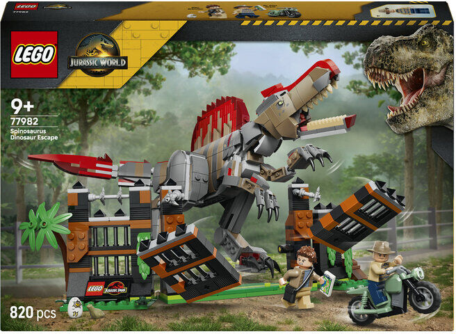 Lego FUGA DO ESPINOSSAURO 77982