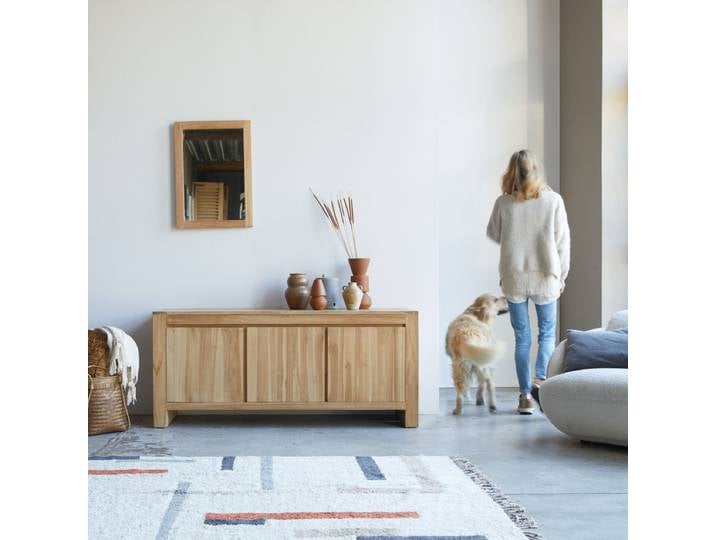 Buffet aus massivem Teakholz 160 cm Eden - Natur - Teak