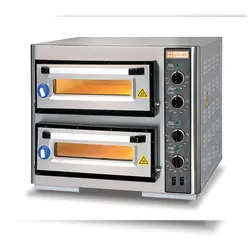 Locher Pizzaofen ELP50/2, 2 Backkammern, 800 x 640 x 620 mm