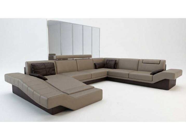 JVmoebel Wohnlandschaft Space Style Ledersofa mit USB-Anschluss und modernem Design, Made in Europa