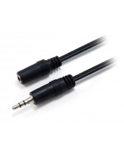 equip Life Audiokabel Stereo Mini-Klinkenstecker W bis M 2.5 m Schwarz (14708207)