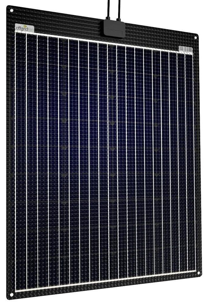 Selius Zonnepaneel Semi-Flexibel - 100 Watt - 23 Volt - Aluminium
