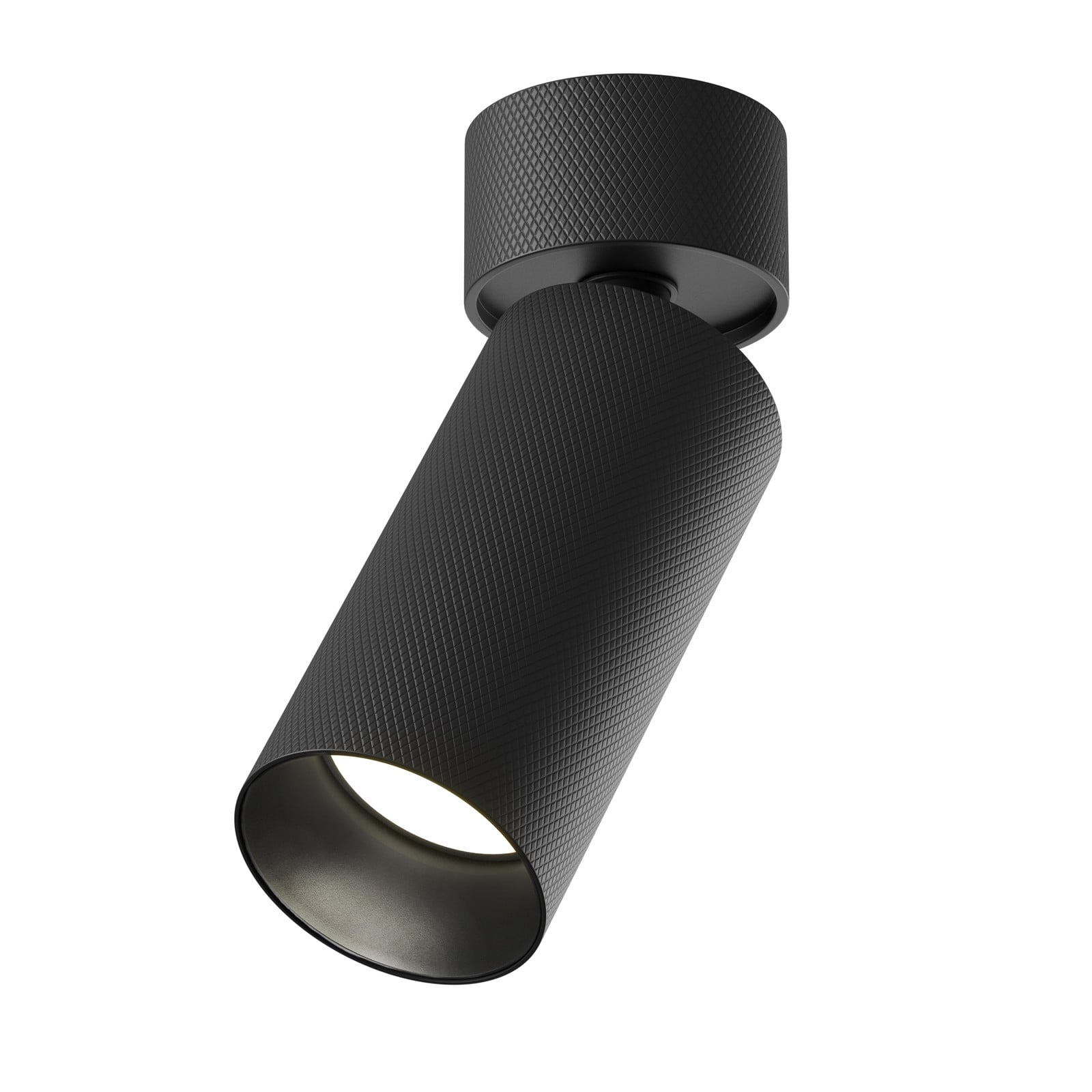 Maytoni Artisan Plafondlamp Zwart Aluminium GU10 Dimbare Cilinderlamp