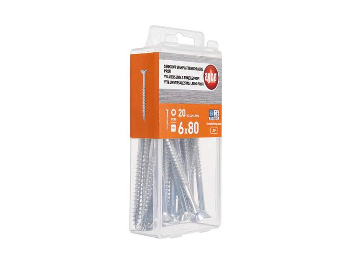 Ayce Senkkopf-Spannplattenschraube T20 × 80 mm