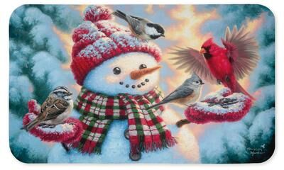 "Stupell Winter Holiday Characters Kitchen Mat, 18x30 - 18"" x 30"""