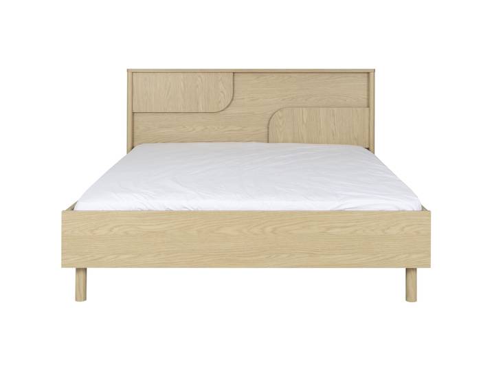 Bett Sammy Holzwerkstoff Eiche 140 x 200 cm