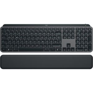 Logitech Tastatur MX Keys S mit Handballenauflage, 920-011565, grafit, Bluetooth, mit Beleuchtung