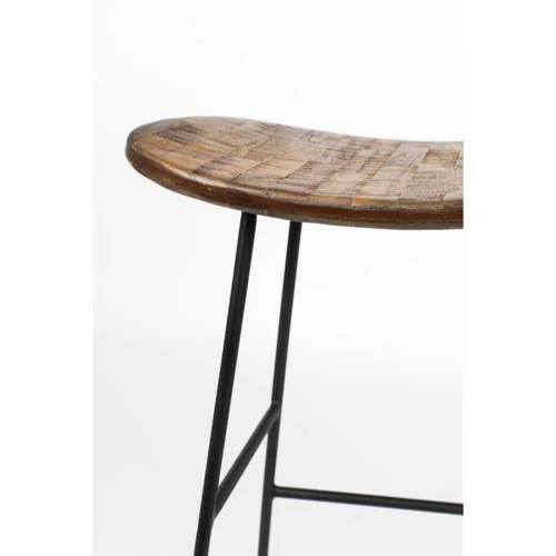 Housecraft Living barkruk Tangle met houten frame