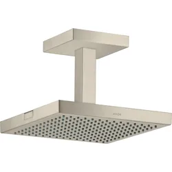 hansgrohe AXOR ShowerSolutions Kopfbrause 240/240 1-jet, Deckenanschluss, 10929820, Farbe: Brushed Nickel