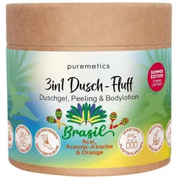 3in1 Dusch-Fluff - Brasil: Acai, Acerola-Kirsche & Orange LE 250g