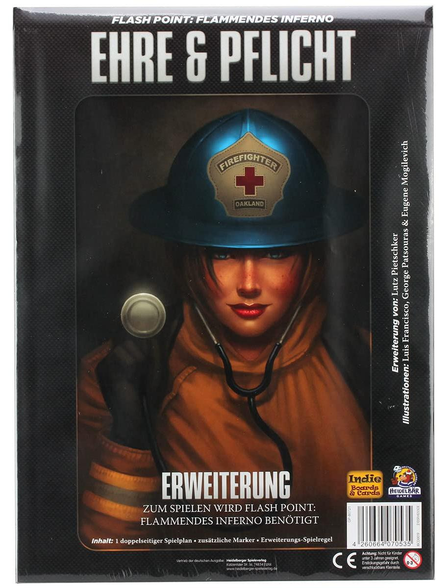 Indie Boards & Cards Flash Point - Eer en Plicht Uitbreiding (+) van Heidelberger Spieleverlag