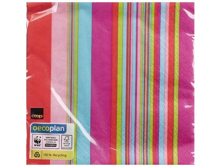 Oecoplan-Servietten Miamirosa 33cm 20 Stück