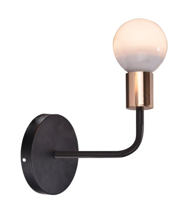 Candellux SPILL 2156528 zwarte wandlamp