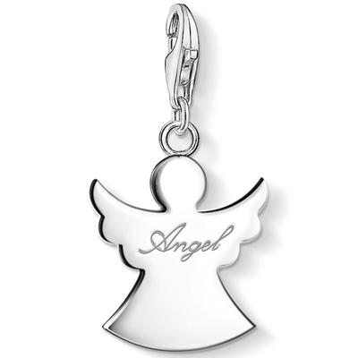 Charm-Einhänger THOMAS SABO "Schutzengel", silber (silberfarben), Charms, Damen, Silber 925 (recycelt)