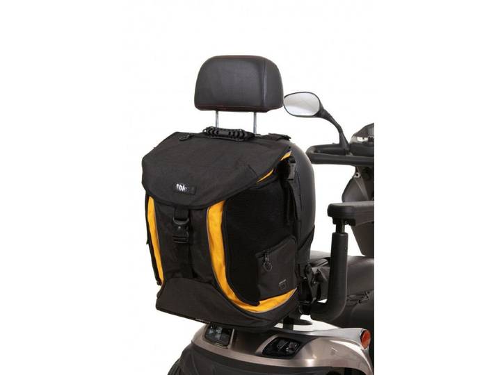 Able2 Torba Go - Rolstoel & scootmobieltas - Waterdicht - Zwart/geel