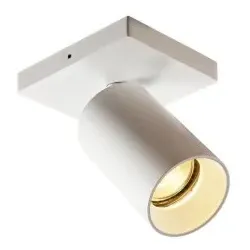 Brumberg 57122170 Anbauleuchte mit Metallschirm, 1 x GU10, max. 8 W LED, rund, quadratischer Bald