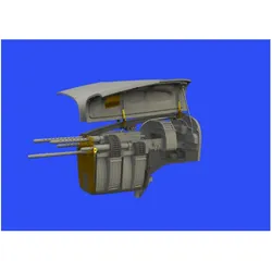 Eduard P-38F/G nose gun bay for Tamiya