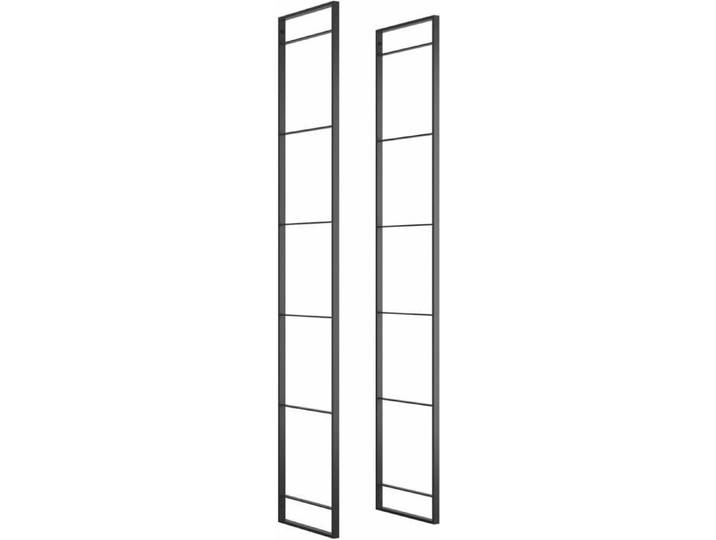 Set de cadres d'étagères - EMUCA - Hauteur 1150mm - Acier - Noir - Design contemporain