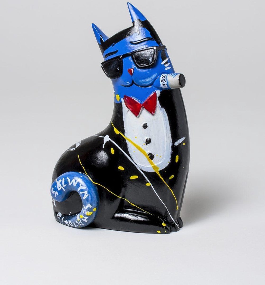 Selwyn Senatori Frank Big City Cat Blue tafeldecoratie voor volwassenen